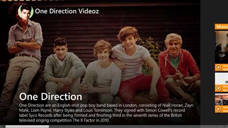 Videos of One Direction Screenshots 1
