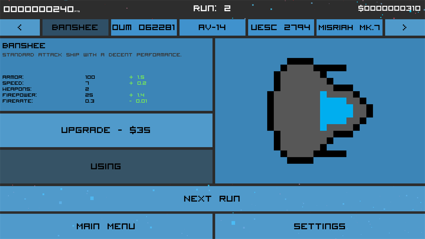 #4. Space Impact Redux (Windows) 由: TordTroen