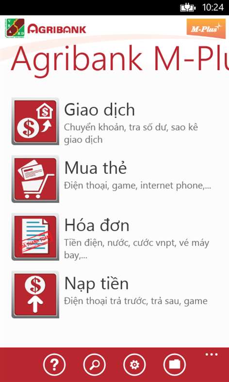 Agribank M-Plus Screenshots 1