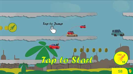 Jump car shooter screenshot 2