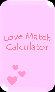 Love Match Calculator screenshot 1