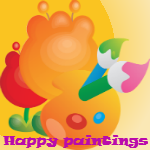 Веселые разукрашки