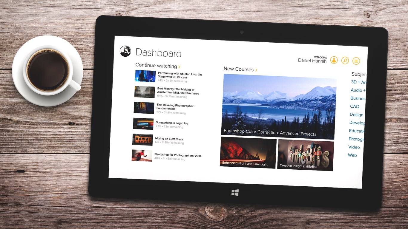 Learn everywhere with world-class experts