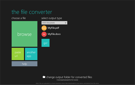 The File Converter Screenshots 1