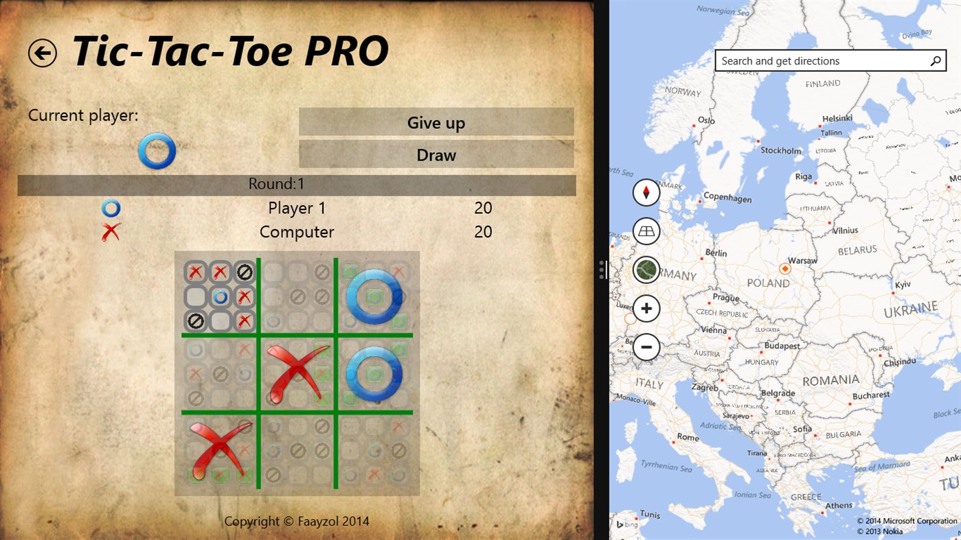 #6. Tic-Tac-Toe PRO Free (Windows) โดย: Faayzol