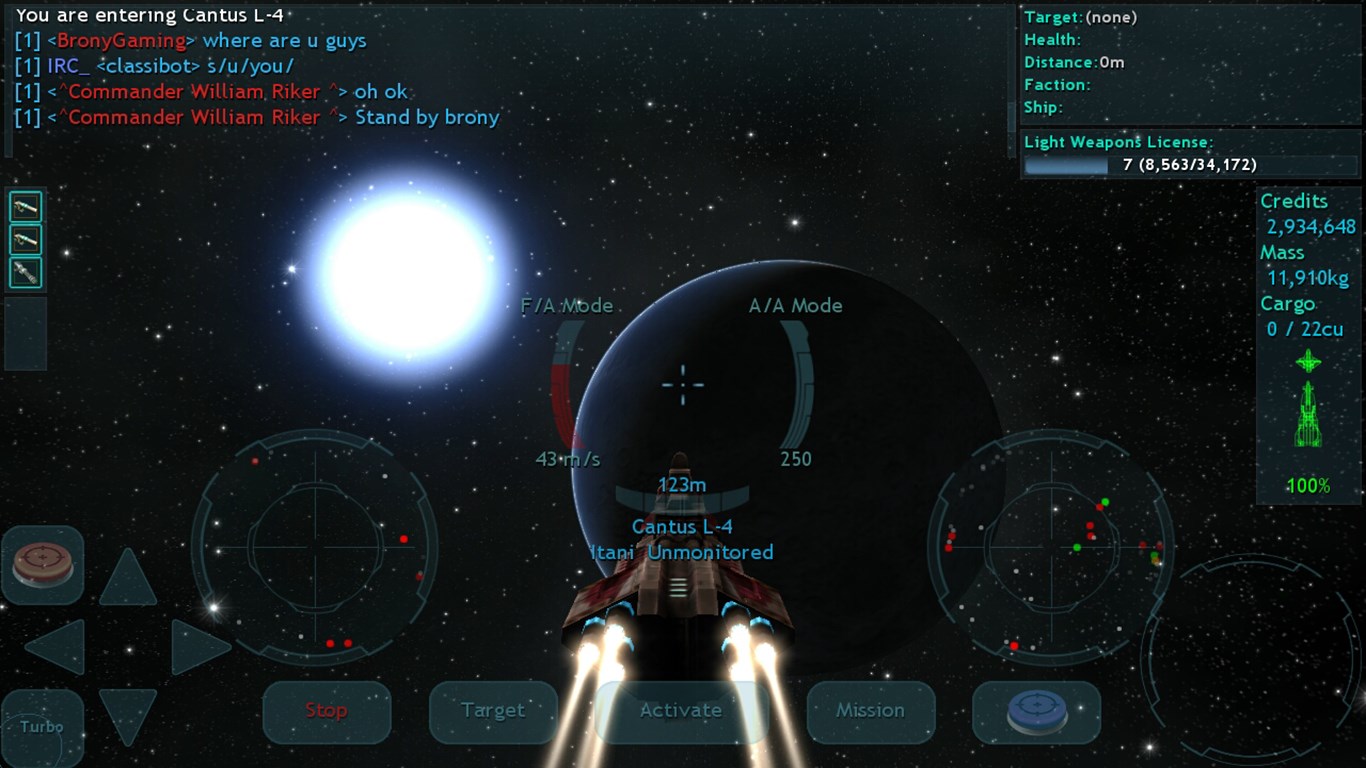 (low-end tablet graphics) A far-away planet in orbit around a white supergiant star. (Graphics and interface differs by device capabilities).