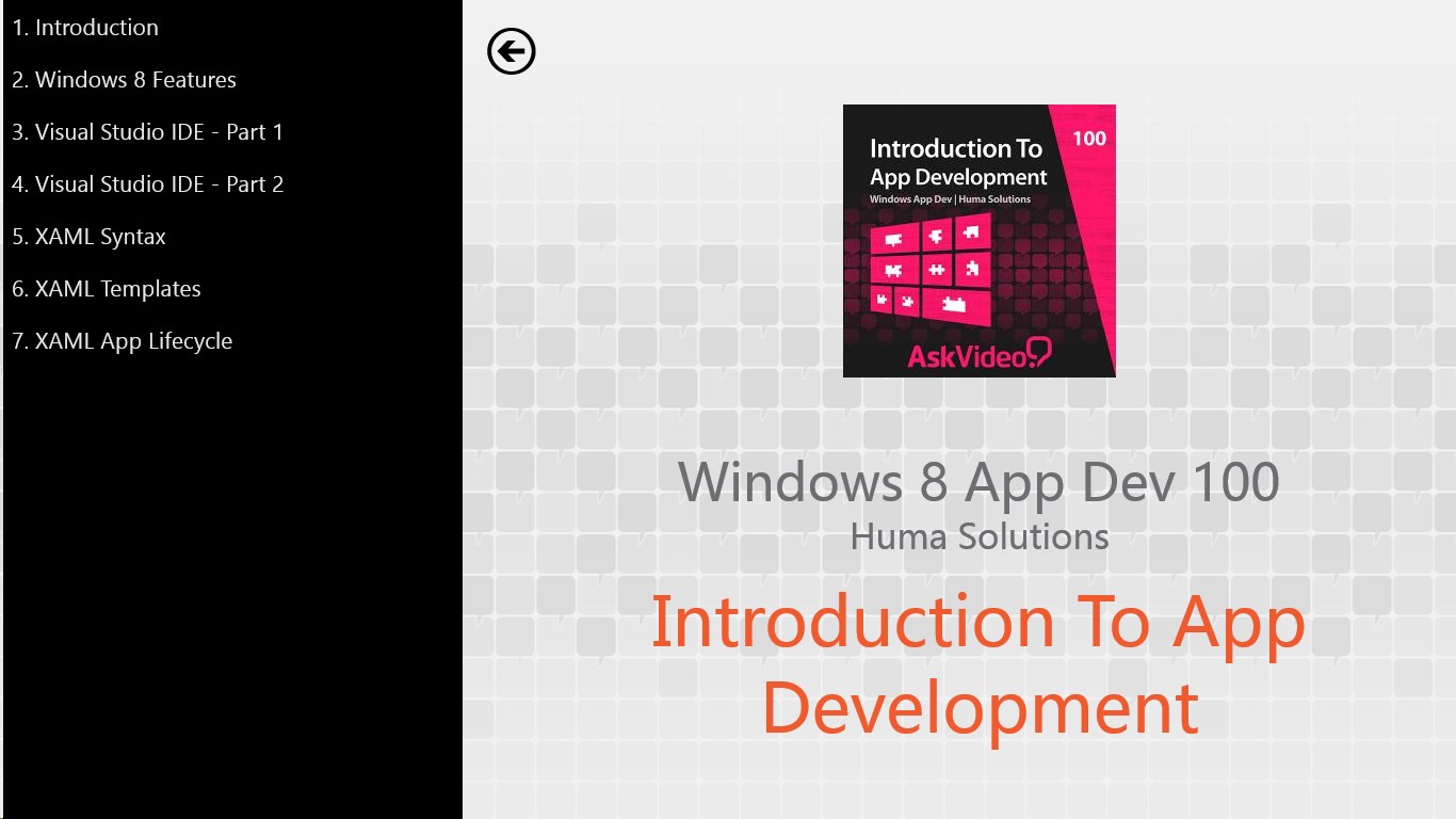 【图】Intro To Windows 8 App Development(截图2)
