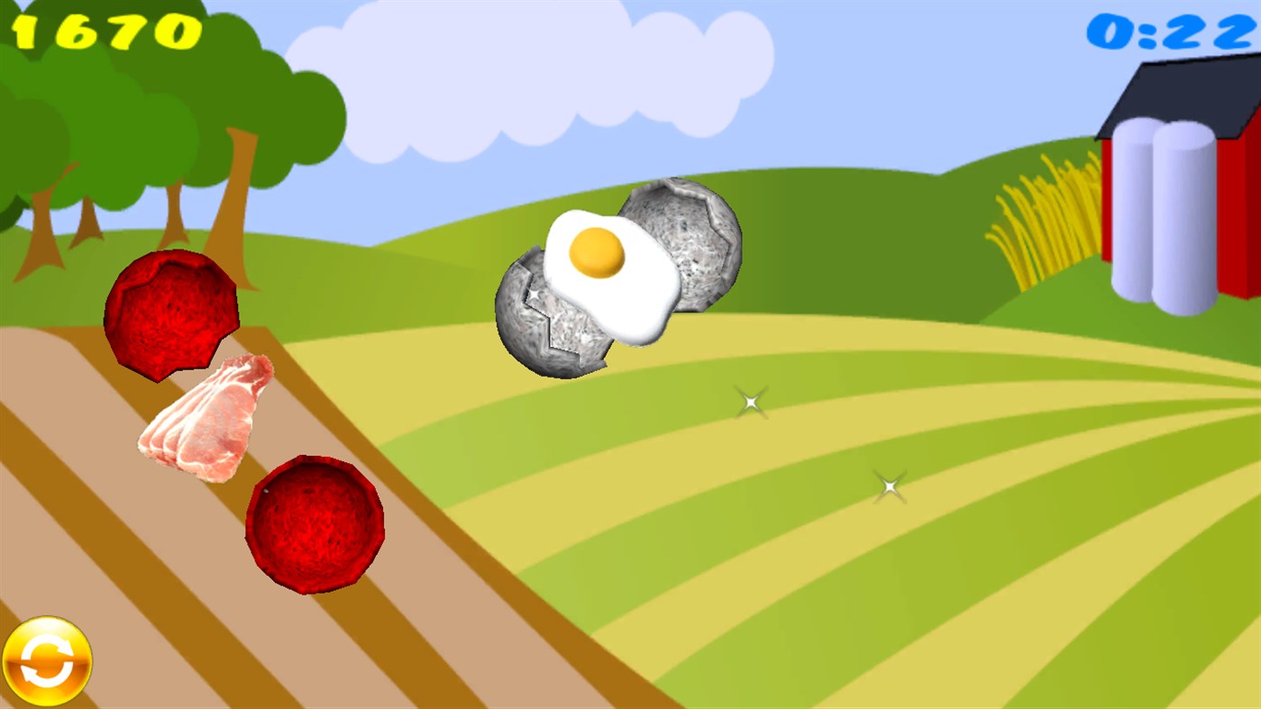 #5. Smash the eggs! (Windows) Podle: Marjupi Games