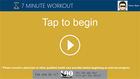 7 Minute Workout Screenshots 1
