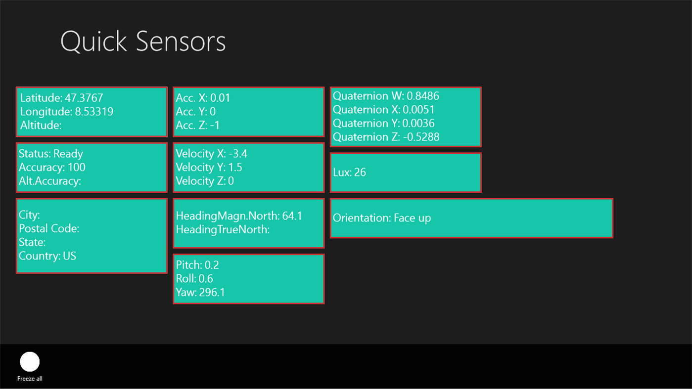 #3. Quick Sensors (Windows) โดย: Perfinica Solutions