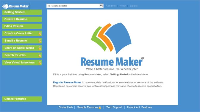 resume builder app for mac