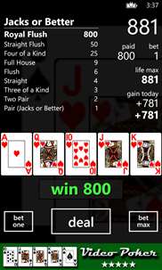 Video Poker . screenshot 4