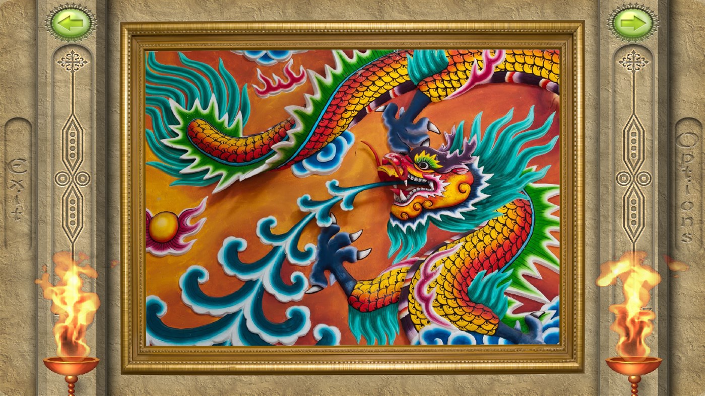 #3. FlipPix Jigsaw - Dragons (Windows) 由: GabySoft