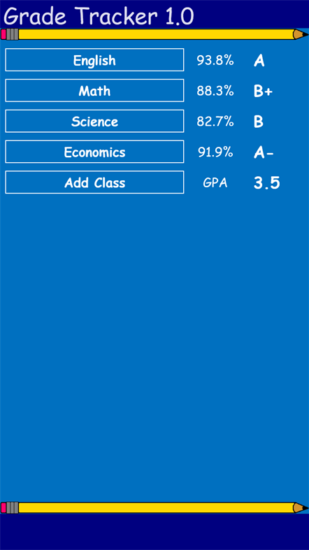 #3. Grade Tracker (Windows) 由: Teraflop