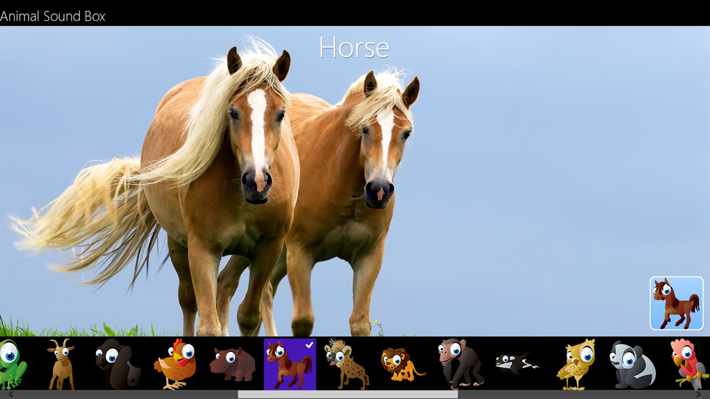 #3. Animal Sound Box (Windows) Podle: Eric LE ROY