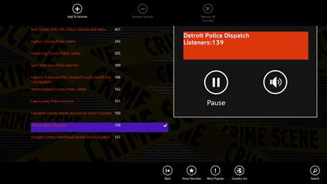 Radio 911 Police Scanner Radio Screenshots 1