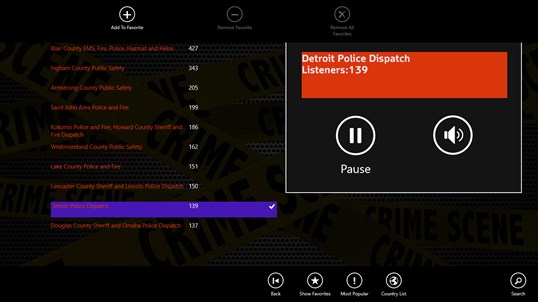Radio 911 Police Scanner Radio screenshot 1