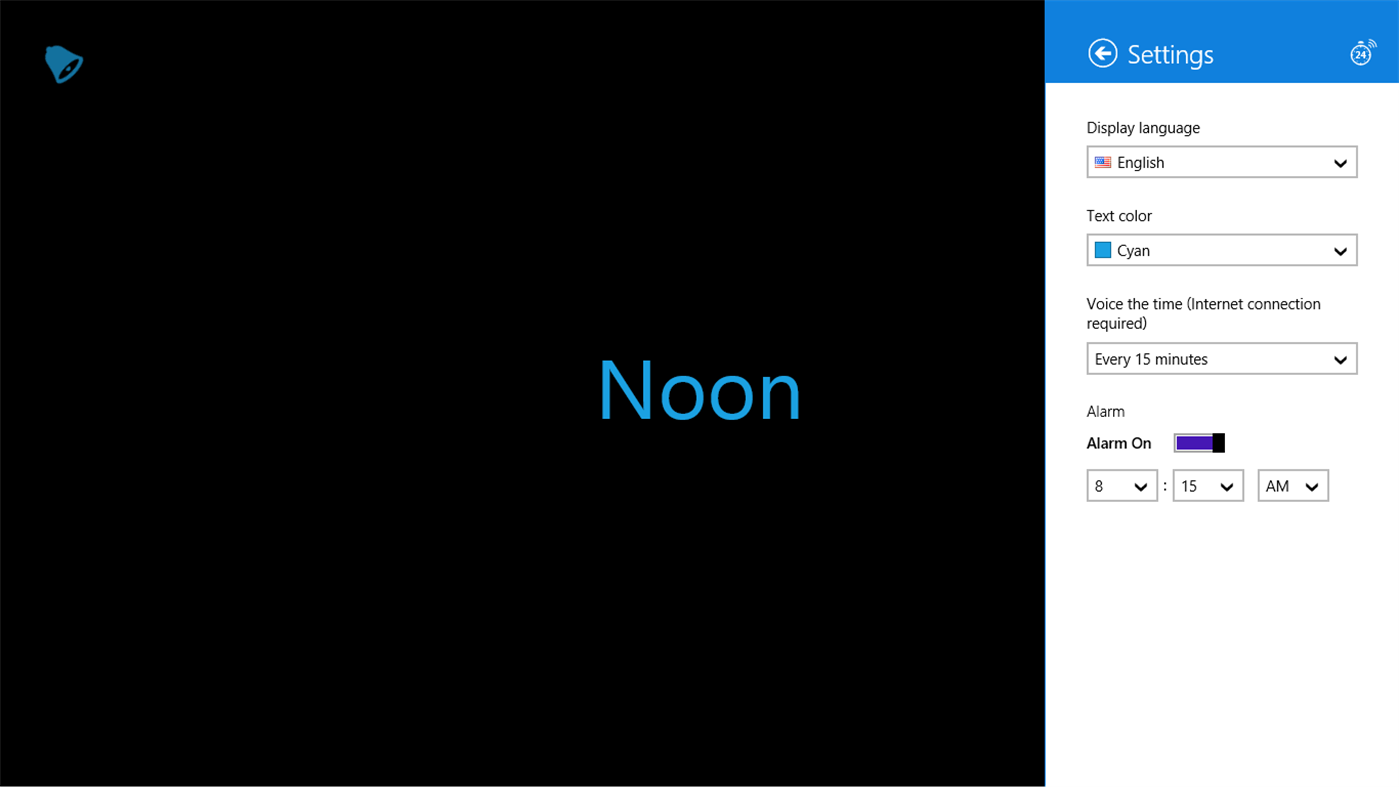 #4. VOICE CLOCK (Windows) 由: KAB Studio