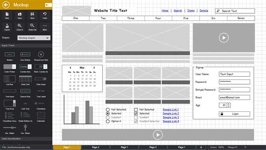 Mockup Pro - Wireframe and Interface Design screenshot 5