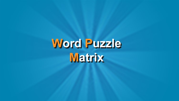 Word Puzzle Matrix - PC - (Windows)