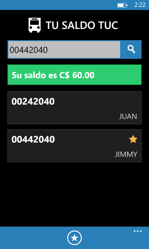 Tu Saldo TUC