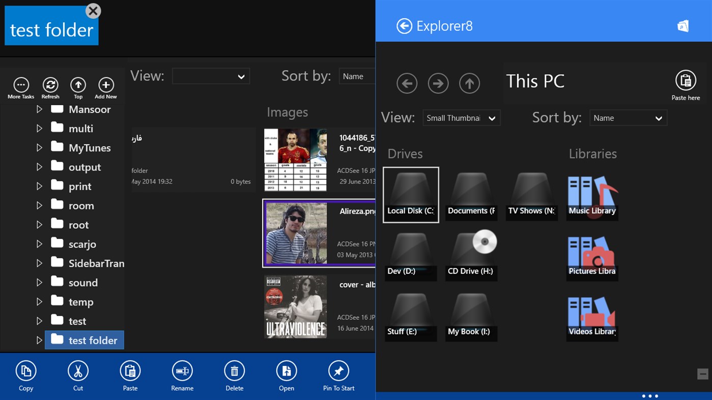 #7. Explorer8 (Windows) 由: Alireza Noori