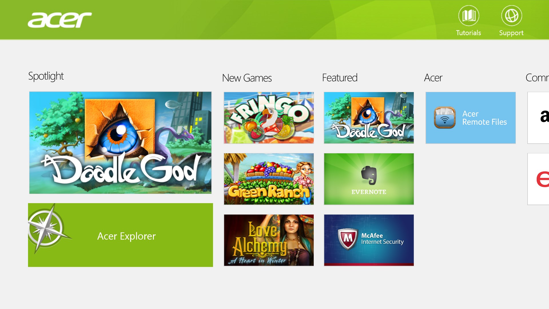 Acer Explorer for Windows 10