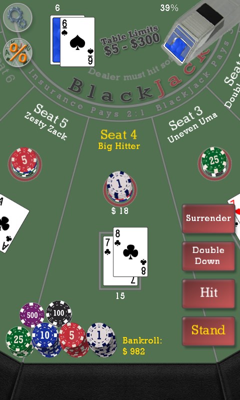 Screenshot 1 Advanced 21 Blackjack AdFree windows