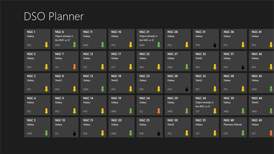 DSO Planner screenshot 1