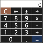 High Contrast Calculator