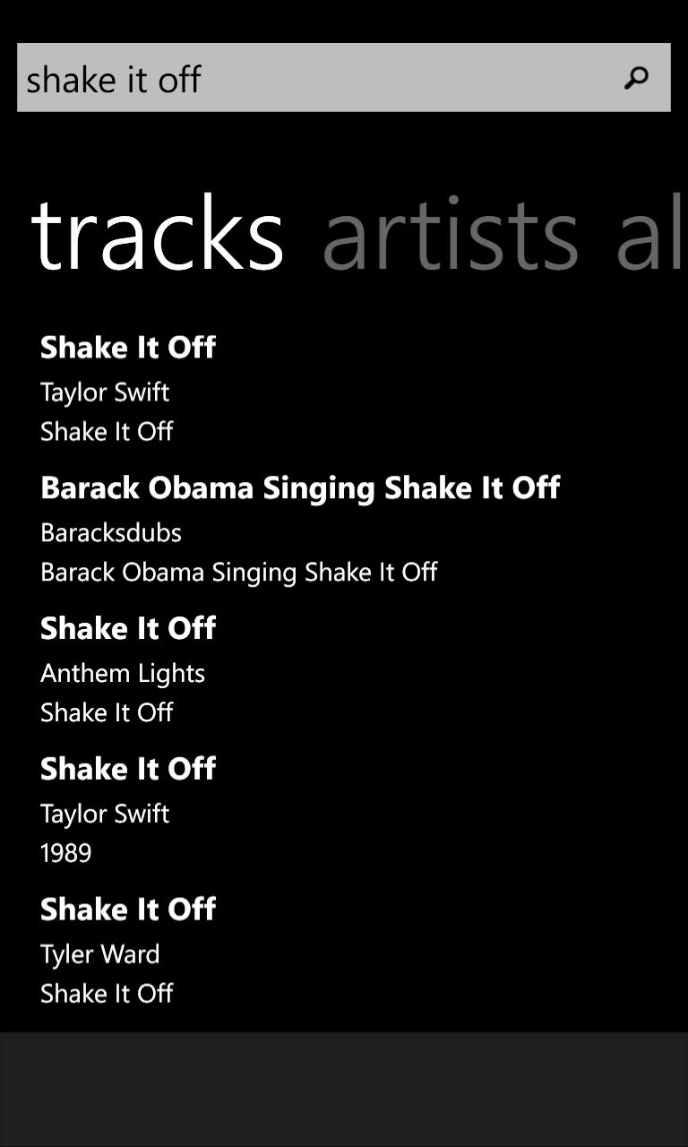 Screenshot 2 Cloud Music HD windows