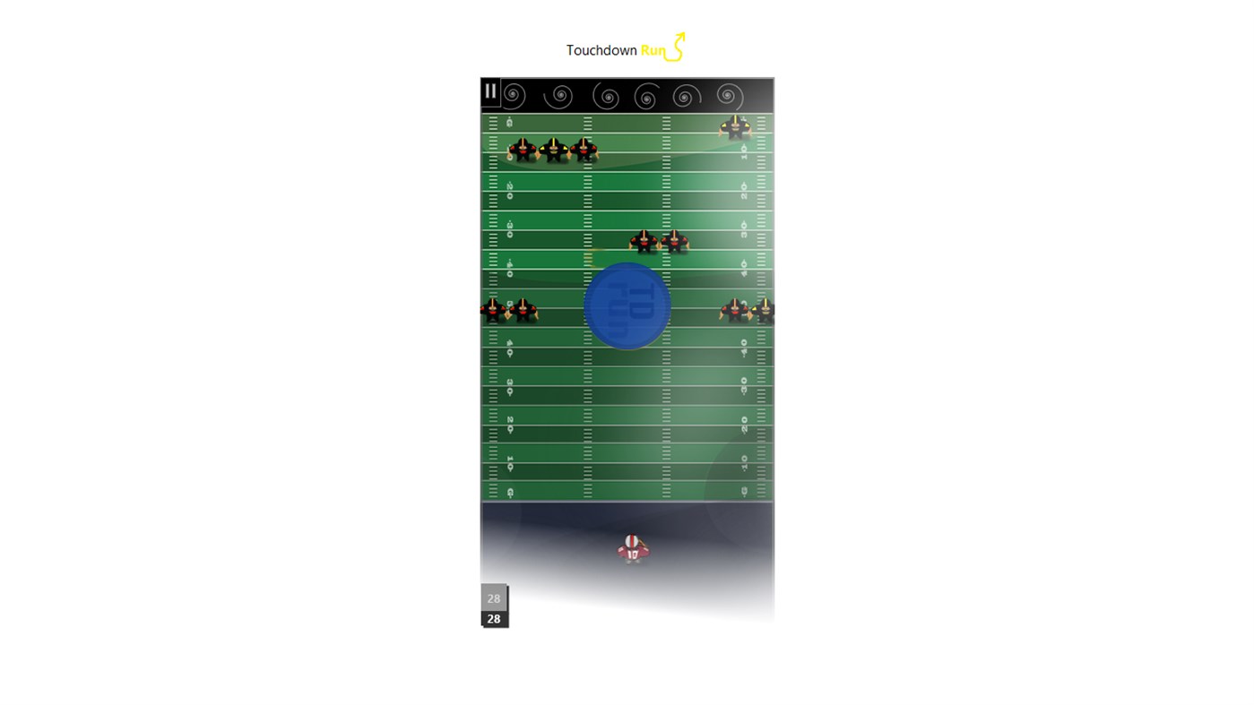 #2. Touchdown Run Lite (Windows) Podle: DoubleTap Software