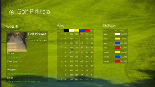 Golftracker screenshot 2