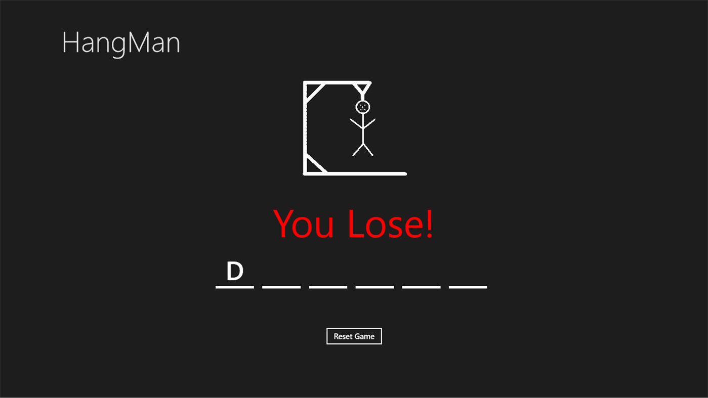#2. The Hangman Game (Windows) 由: Miguel Carrasco Enterprises