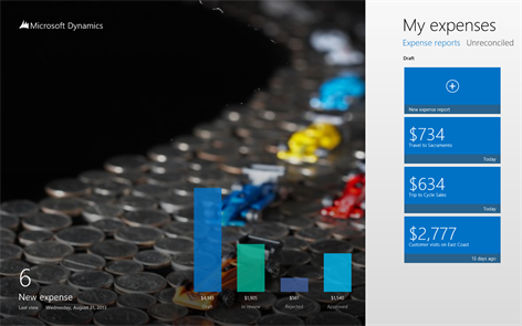 Dynamics AX 2012 Expenses Screenshots 1