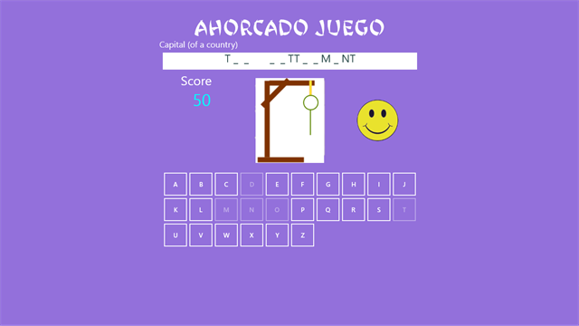 Ahorcado Juego screenshot 1