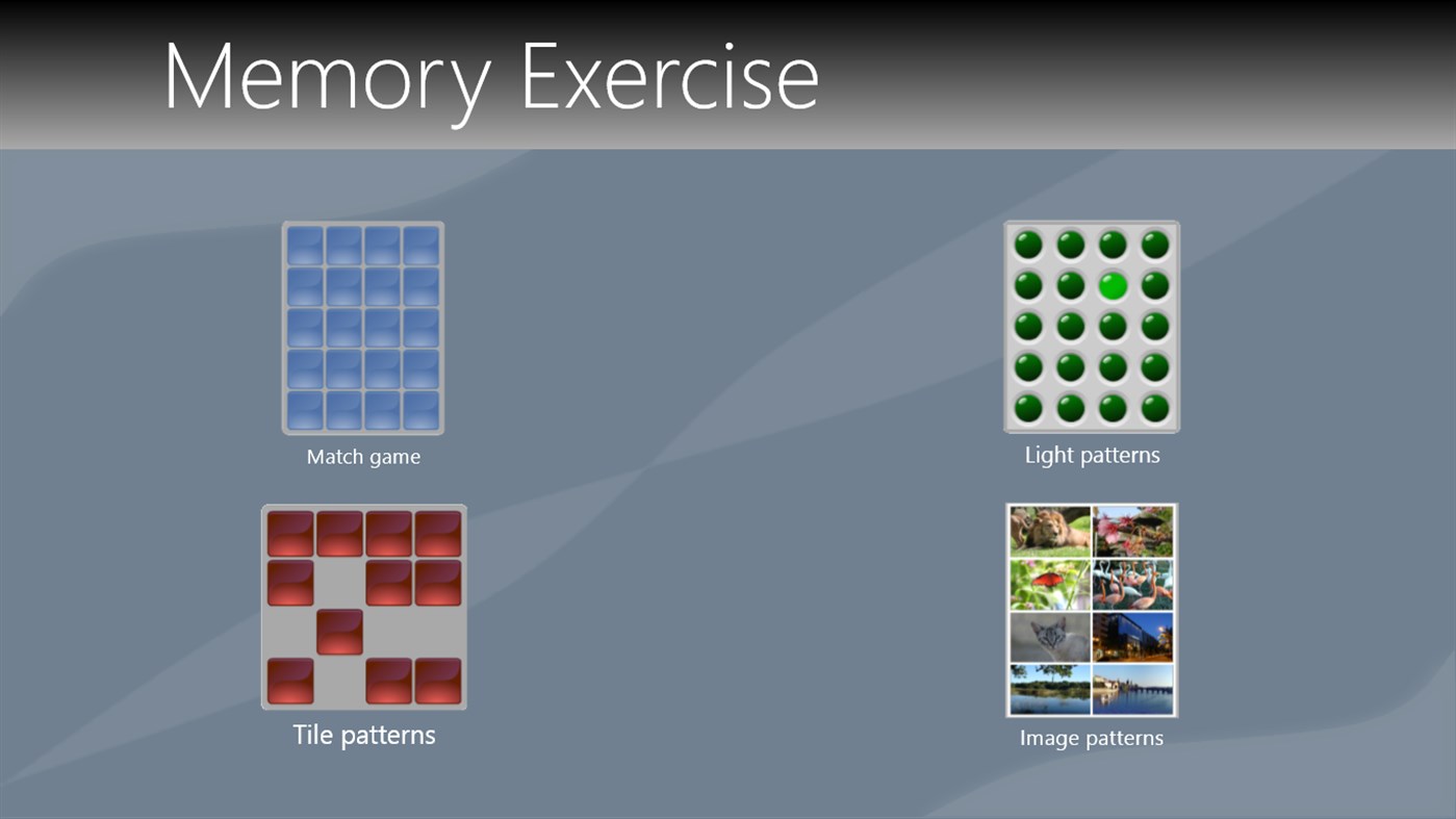#5. Memory Exercise (Windows) Által: Zurc Software