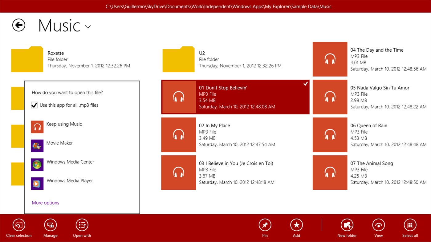 #4. My Explorer (Windows) 作者: Guillermo Rueda