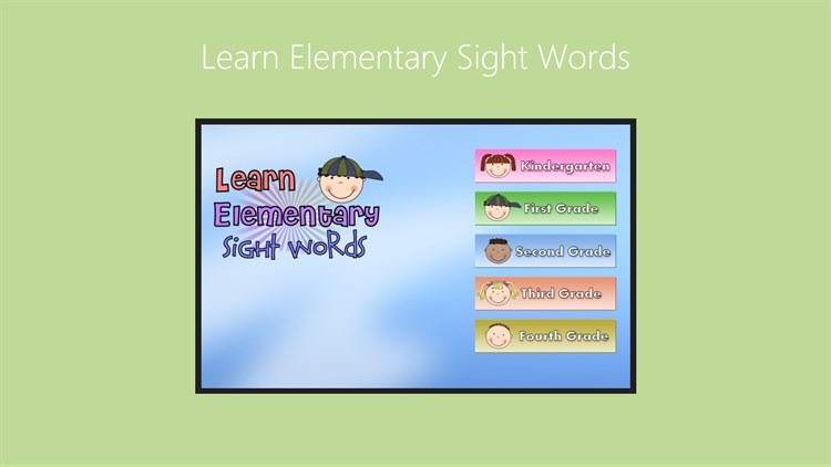 Learn Elementary Sight Words - PC - (Windows)