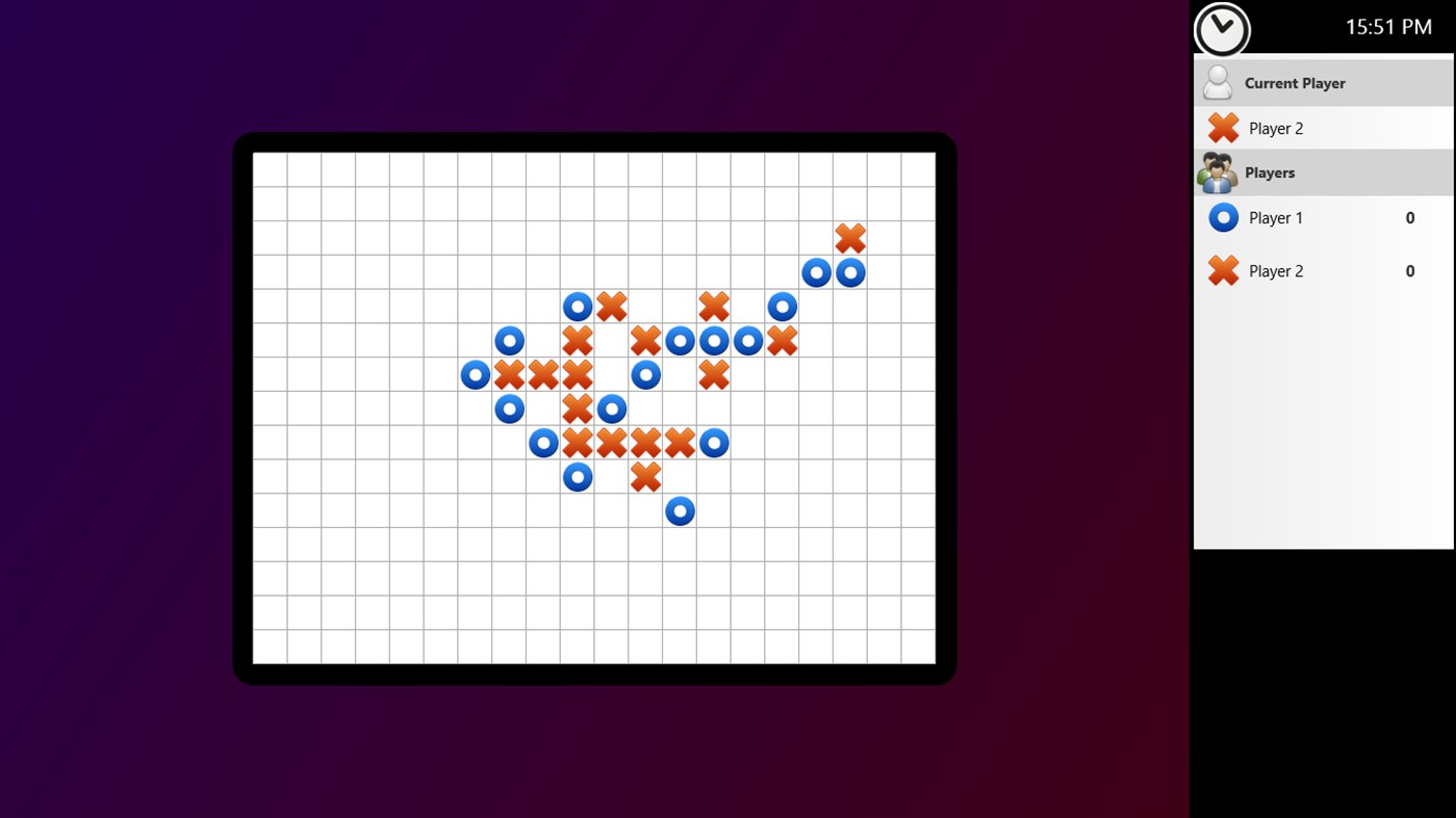 #2. Five in row (Windows) 由: MP Team