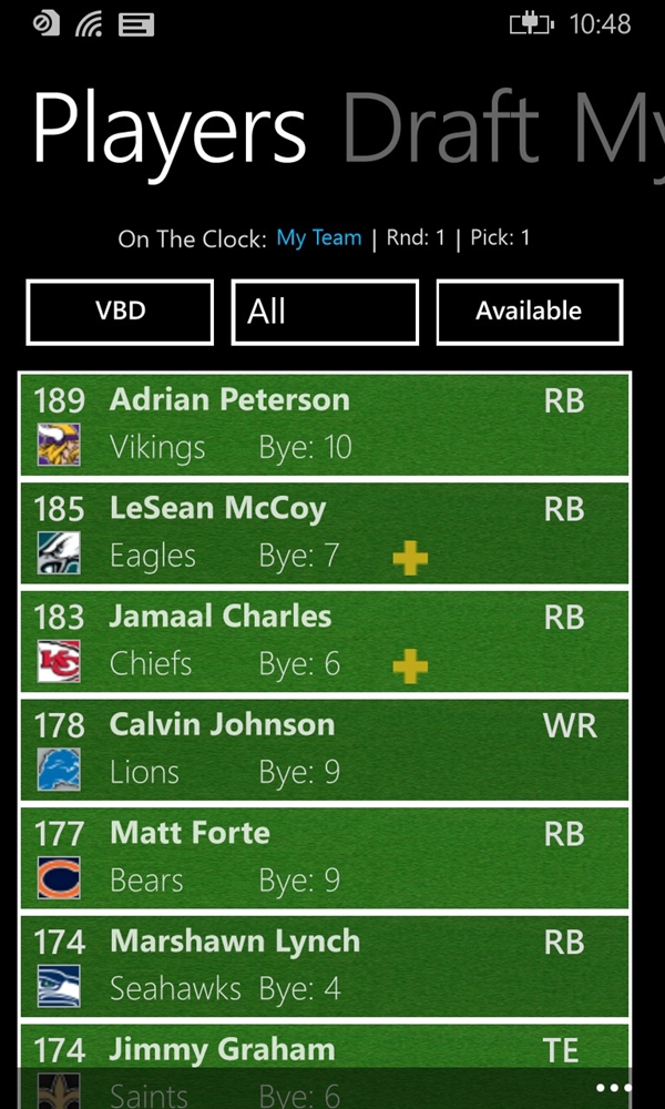 NFL Fantasy Football Cheat Sheet & Draft Kit 2014 Now Available In Windows  Store - MSPoweruser