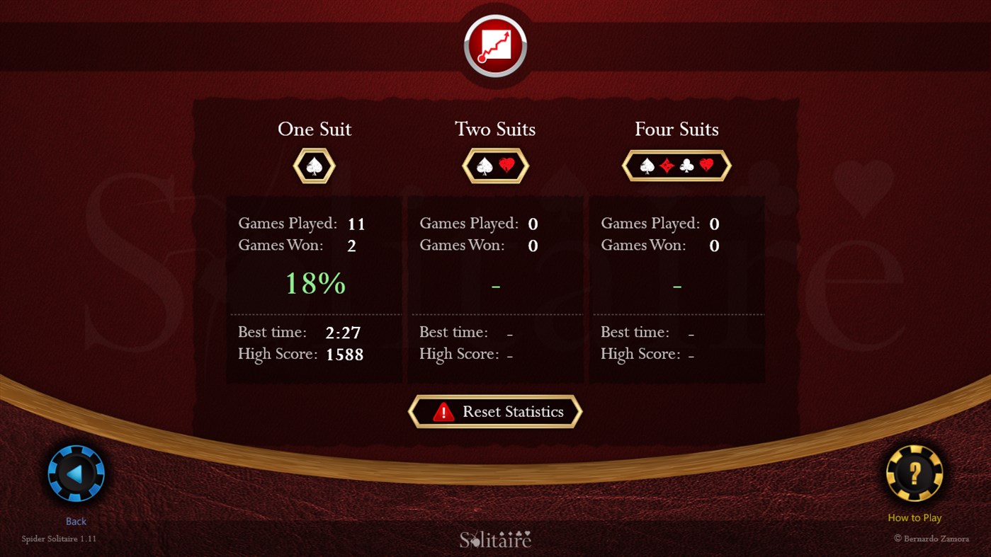 #6. Spider Solitaire HD (Windows) 来自: Bernardo Zamora
