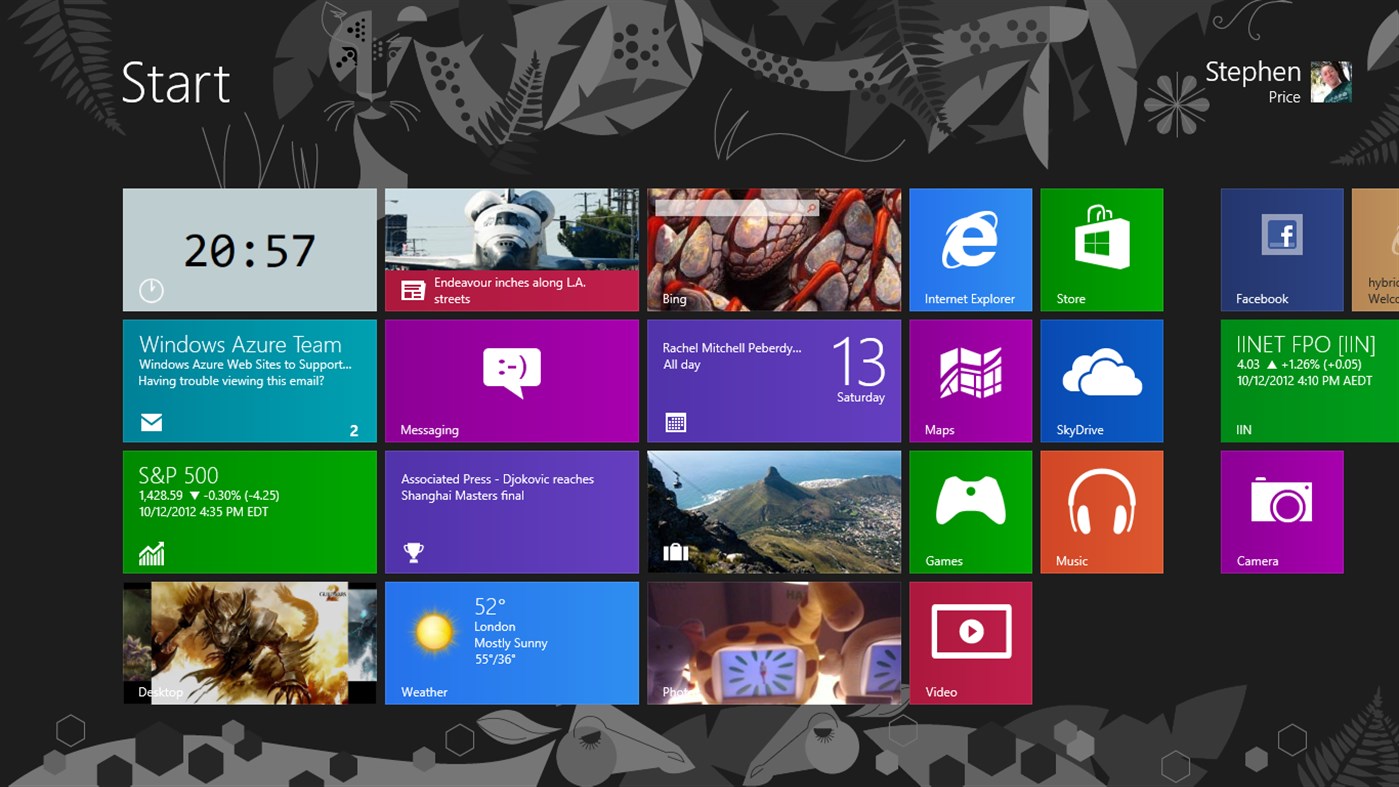#3. Time Tile (Windows) 由: Lythix Designs