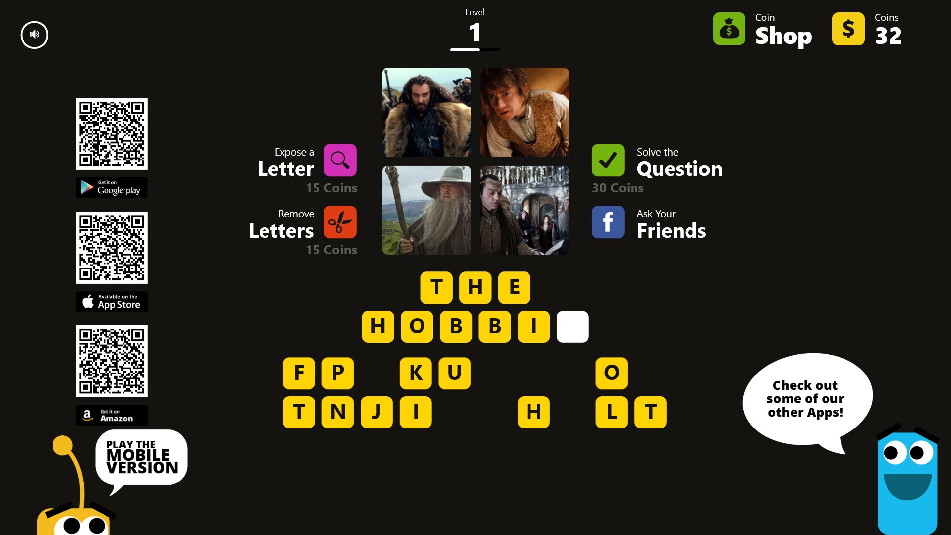 Guess from movies new and old!