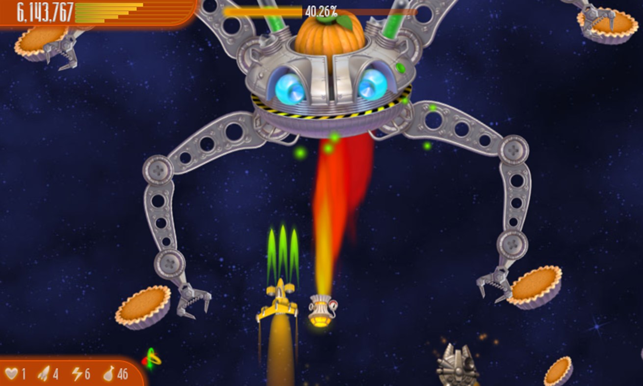 #3. Chicken Invaders 4 Thanksgiving HD (Windows) Podle: BETACOM S.A.