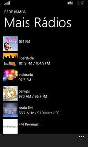 Rádios Rede Pampa screenshot 1