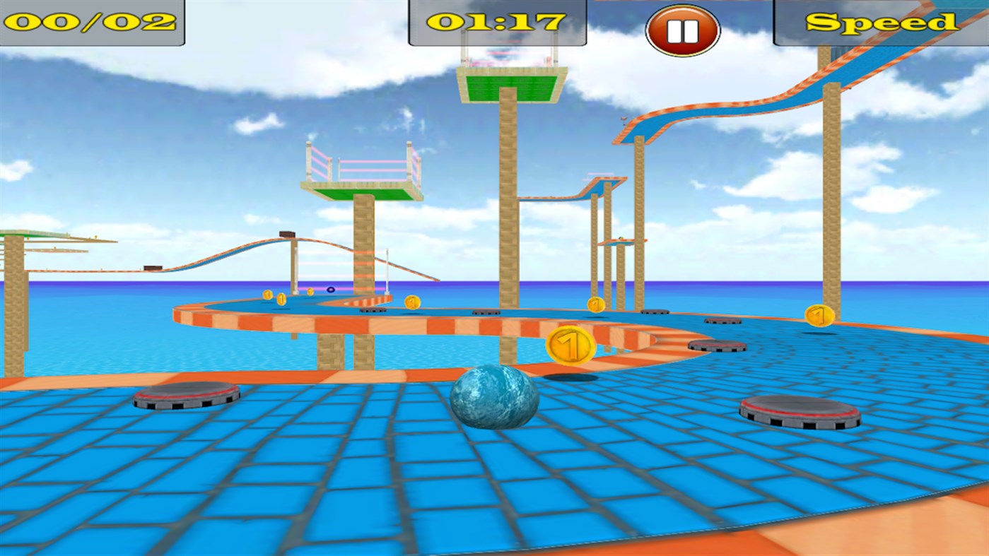 #3. Bouncing Ball 3D Free (Windows) 由: YASH FUTURE TECH SOLUTIONS PVT. LTD