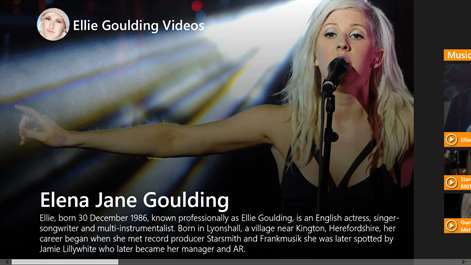 Ellie Goulding Videos Screenshots 1