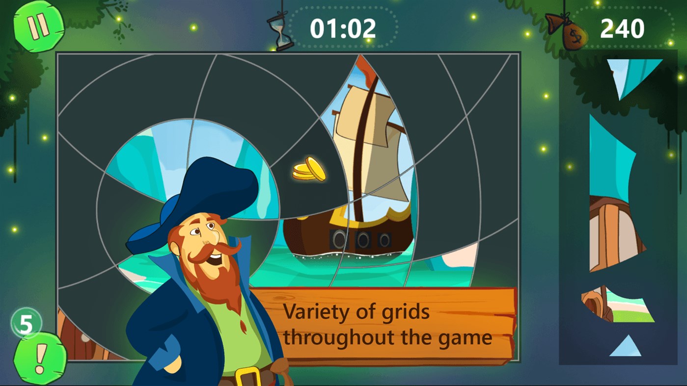 #2. Jigsaw Puzzle Games - Treasure Hunt (Windows) By: GREYSPRINGS SOFTWARE SOLUTIONS PRIVATE LIMITED