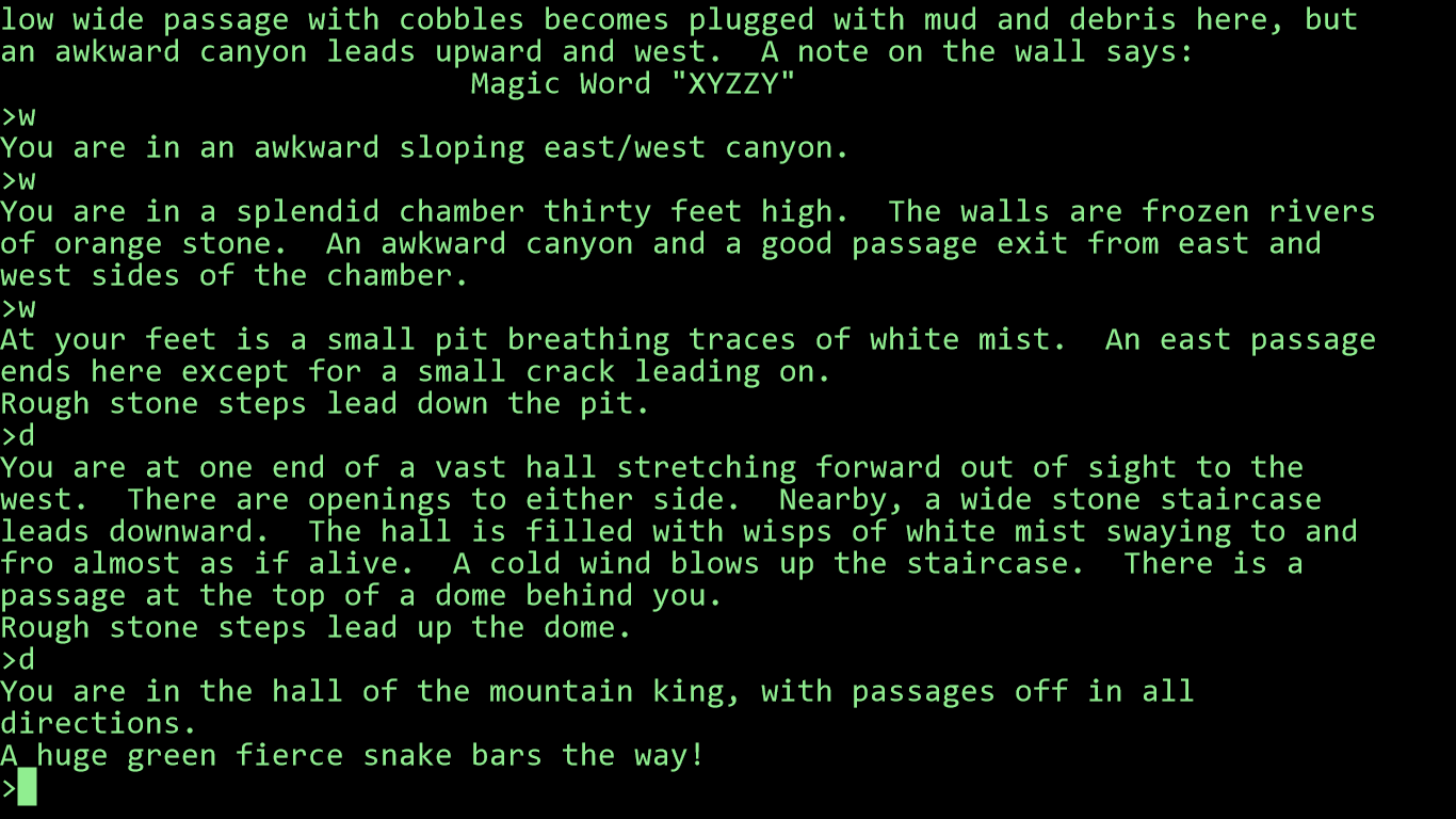 Colossal Cave Adventure — Приложения Майкрософт